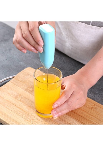 Mor Tarzı Mini Elektrikli Yumurta Çırpıcı Krem Karıştırıcı Blender Mikser Çok Fonksiyonlu Kahve Süt Köpürtücü Köpürtücü Yumurta Aracı Mutfak Aksesuarları (Yurt Dışından)
