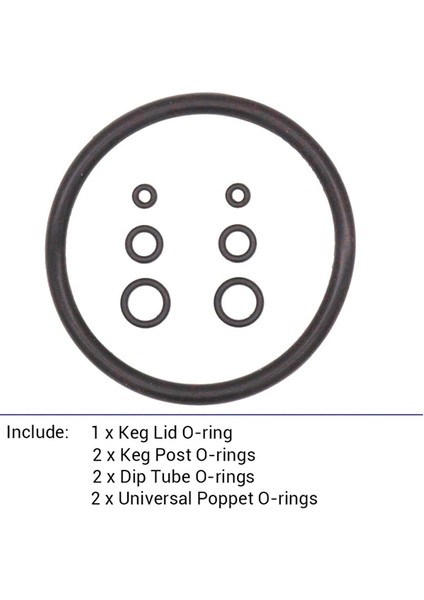 B Tarzı 2 Setlot Corny Fıçı O-Ring Değiştirme Seti Corny Kegs Için Yeniden Kiti Yepyeni Fit Top Kilidi ve Pin Kilidi Corny Fıçı (Yurt Dışından)