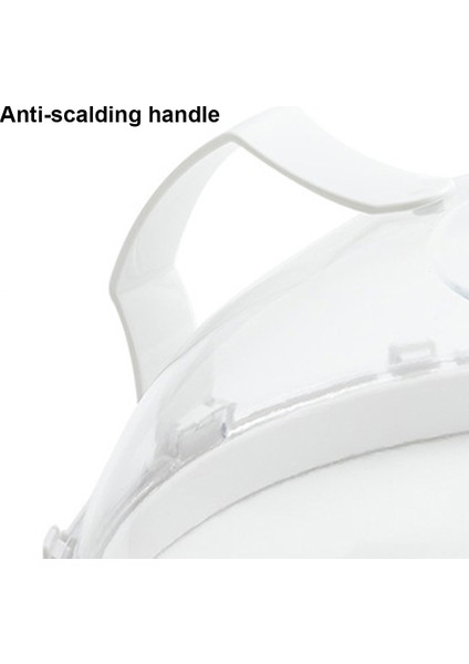 Sıradan Tarz Şeffaf Saplı Sıçrama Önleyici Kapak Yıkanabilir Kolay Kullanımlı Mikrodalga Plaka Kapağı Mikrodalga Yemek Kapağı (Yurt Dışından) indirimleri