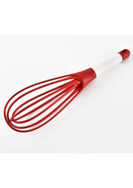 Kırmızı Stil Çok Fonksiyonlu Döner Manuel Yumurta Çırpıcı Mikser Mini Plastik Mutfak Yumurta Çırpma Fırında Pişirme Aracı Yumurta Karıştırıcı Blender Silikon Eko-Frien (Yurt Dışından)
