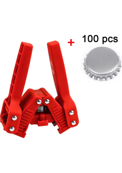 Şerit Stili Manuel Şişe Kapatma Sıralı Kapak Seti 3 Farklı Renk Taç Kapakları Homebrew Şişeleme Ekipmanları (Yurt Dışından)