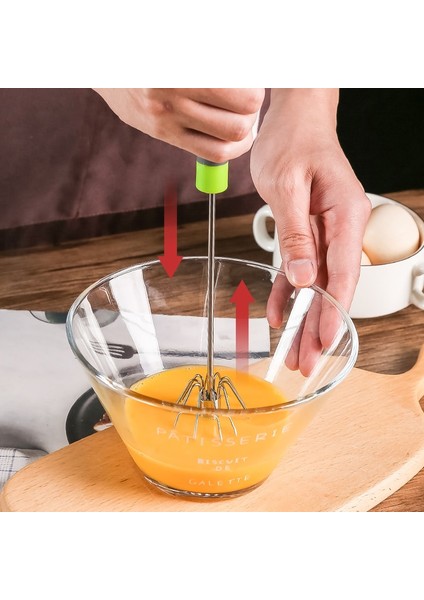 Yeşil Stil 1 Adet Paslanmaz Çelik Çırpma Kolay Çırpıcı Köpük Döndürme Çırpma Çırpma Karıştırıcı Yumurta Krema Sos Çalkalayıcı Kek Pişirme Aksesuarları Mutfak Gereçleri (Yurt Dışından) fırsatları