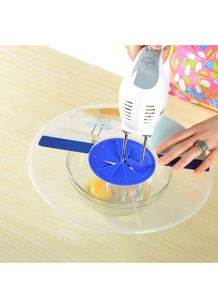 B Yeşil Stil Yumurta Çırpıcı Kase Kapağı Yapıştır Kek Pişirme Plastik Yumurta Mikser Aracı Mutfak Pişirme Aksesuarları Için Anti Sıçrama Kapak Gadget'ı (Yurt Dışından)