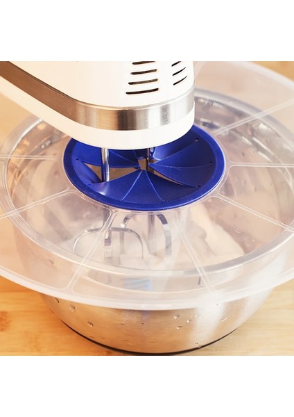 B Yeşil Stil Yumurta Çırpıcı Kase Kapağı Yapıştır Kek Pişirme Plastik Yumurta Mikser Aracı Mutfak Pişirme Aksesuarları Için Anti Sıçrama Kapak Gadget'ı (Yurt Dışından)