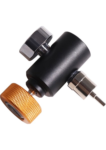 TR21-4 Stili Yeni Soda Akışı Co2 Tankı Şarj Adaptörü Dolum Adaptörü Konnektörü ile Basınç Göstergesi Ayarlanabilir Regülatör Ev Demlemek Bira Fıçısı (Yurt Dışından)