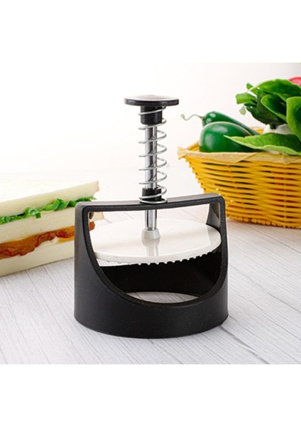 Siyah Beyaz Tarzı Yeni 1 Takım Mutfak Alet Yuvarlak Şekil Hamburger Presi Paslanmaz Çelik Pres Burger Et Makinesi Kalıp Köfte Makinesi Hamburger Makinesi (Yurt Dışından) fırsatları