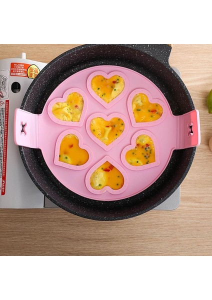 Stil 7 Stili Silikon Yumurta Gözleme Makinesi Kalıpları Yapışmaz Fantastik Halka Mutfak Pişirme Omlet Çevirme Ocak Yumurta Halka Kalıp (Yurt Dışından) modelleri