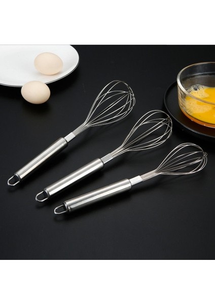 1 Adet M 28.5cm Tarzı Yumurta Çırpma Kiti Paslanmaz Çelik Pp Yumurta Çırpma Mutfak Tel Balon Çırpma Süt Yumurta Çırpıcı Yumurta Karıştırıcı Mutfak Yumurta Araçları (Yurt Dışından)