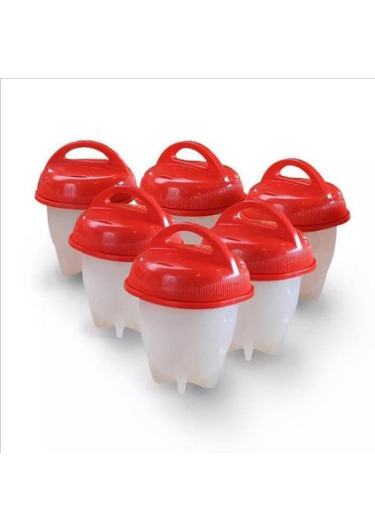 6pc Tarzı Et Yumurta Pişirici Yapışmaz Silikon Yumurtalık Pişirme Yumurta Pişirici Eggies Ocak Yüksek Sıcaklığa Dayanıklı Mutfak Aksesuarları (Yurt Dışından)