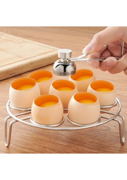 Y 8cm Tarzı Mutfak Aletleri Yumurta Kabuğu Açacağı Kesici Paslanmaz Çelik Yumurta Haşlama Bardakları Ayırıcı Filtre Yumurta Pişirme Araçları Mutfak Aksesuarları (Yurt Dışından) fiyatları
