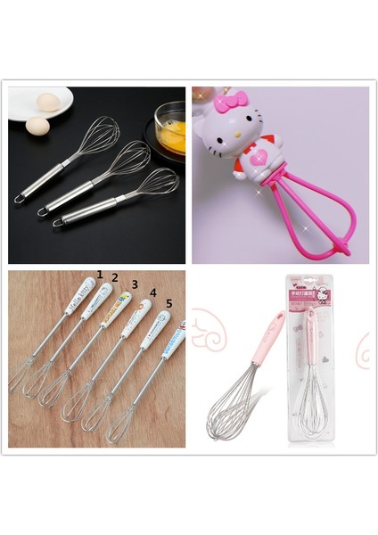 1 Adet L 32CM Tarzı Yumurta Çırpma Kiti Paslanmaz Çelik Pp Yumurta Çırpma Mutfak Tel Balon Çırpma Süt Yumurta Çırpıcı Yumurta Karıştırıcı Mutfak Yumurta Araçları (Yurt Dışından)