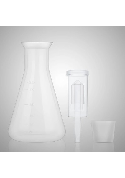 Tip 2 Tarzı Erlenmeyer Şişesi Maya Başlangıç ​​seti, 250ML Dar Ağızlı Plastik Şişeler-Fermantasyon Hava Kilidi ve Silikon Tıpalı Erlenmeyer (Yurt Dışından) fırsatları