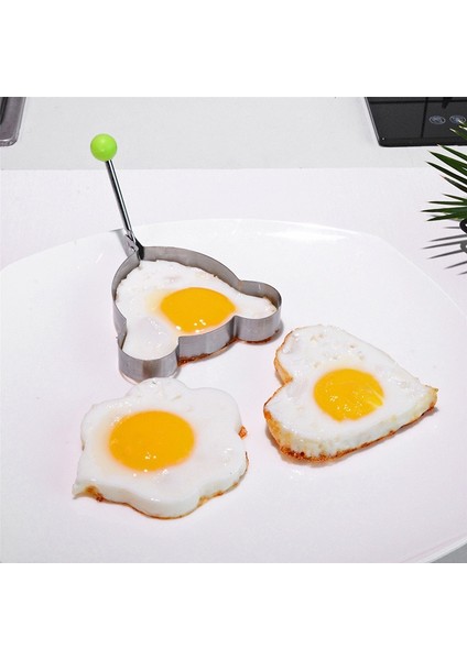 5 Adet Tarzı Et Paslanmaz Çelik Yumurta Kalıbı Yumurta Gözleme Kalıbı Kızarmış Yumurta Şekillendirici Kızartma Yumurta Araçları Pişirme Araçları Mutfak Aksesuarları (Yurt Dışından)