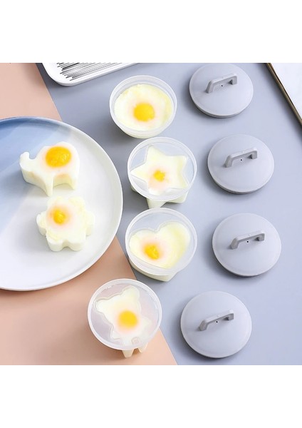 Kızarmış Yumurta Kalıp Tarzı Kahvaltı Çocuk Gıda Takviyesi Artefakt Ev Karikatür Omlet Jöle Kalıp Buğulanmış Yumurta Su Omlet Modeli Seti (Yurt Dışından)