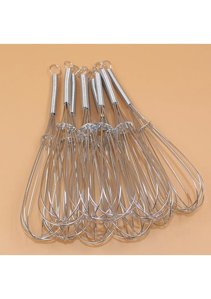 Gümüş Tarzı 18CM Paslanmaz Çelik Yumurta Çırpıcı Yay Kolu Yumurta Çırpıcıları Süt Krema Tereyağı Çırpma Çırpma Mikser Mutfak Yumurta Aracı (Yurt Dışından)