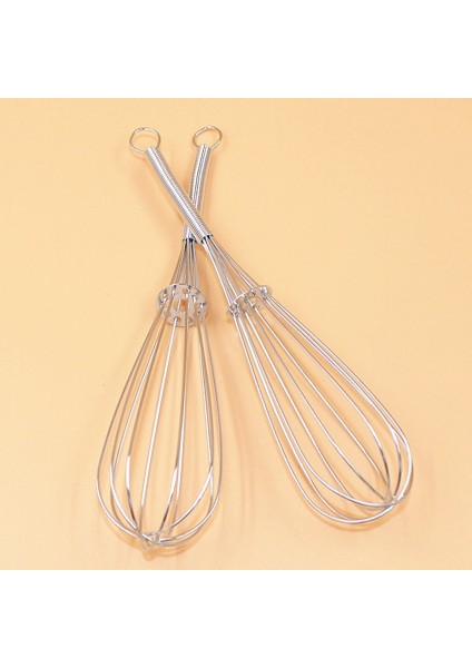 Gümüş Tarzı 18CM Paslanmaz Çelik Yumurta Çırpıcı Yay Kolu Yumurta Çırpıcıları Süt Krema Tereyağı Çırpma Çırpma Mikser Mutfak Yumurta Aracı (Yurt Dışından)