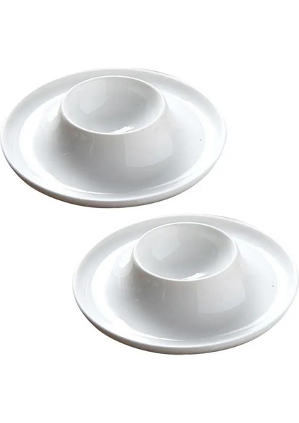2 Adet 10X10X2CM Tarzı 1 Takım Seramik Yumurta Bardağı Kahvaltı Yumurta Tutucu Haşlanmış Yumurta Standı Basit Yumurtalık Yumurta Organizatör Brunch Yumurta Tepsisi Ev Restoran Beyaz (Yurt Dışından)