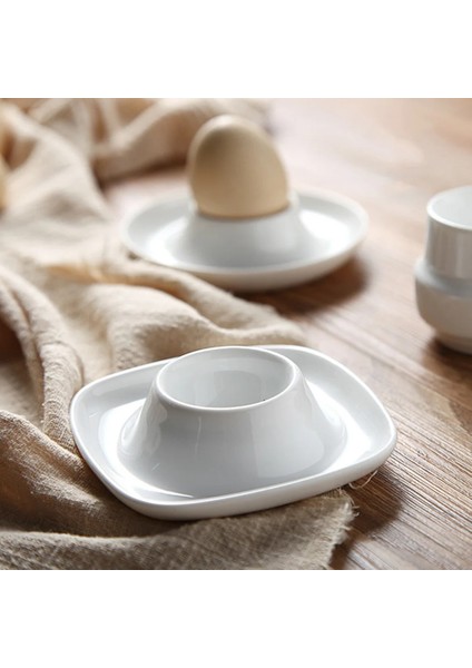 2 Adet 10X10X2CM Tarzı 1 Takım Seramik Yumurta Bardağı Kahvaltı Yumurta Tutucu Haşlanmış Yumurta Standı Basit Yumurtalık Yumurta Organizatör Brunch Yumurta Tepsisi Ev Restoran Beyaz (Yurt Dışından) fırsatları