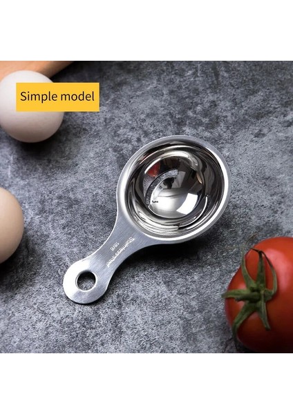 C Stili Paslanmaz Çelik Yumurta Beyaz Ayırıcı Aletler Yumurta Sarısı Filtre Aletleri Mutfak Aksesuarları Ayırma Huni Kaşığı Yumurta Bölücü Aracı (Yurt Dışından)