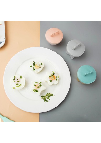 Yeşil Stil Set Sevimli Yumurta Kazanı Plastik Yumurta Avcısı Seti Mutfak Yumurta Pişirici Araçları Kapaklı Yumurta Kalıbı Formu Fırçalı Gözleme Makinesi (Yurt Dışından)