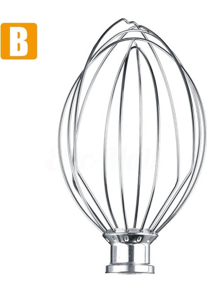 185X105MM Stili Paslanmaz Çalmak Yumurta Çırpıcı Tilt Kafa Mikser Elektrikli Mutfak Karıştırma Aracı Kitchenaid Için Değiştirme, B Tipi (Yurt Dışından)