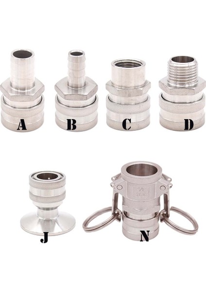 B Tarzı Homebrew Bira Kadın Hızlı Bağlantı Kesme 304 Paslanmaz Çelik Bilyalı Kilit Stili (Yurt Dışından) fiyatları