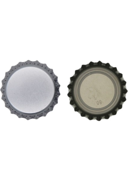 Gümüş Tarzı Lot Taç Kapakları Homebrew Bira Kapakları Craft Bira Şişeleme (Yurt Dışından)