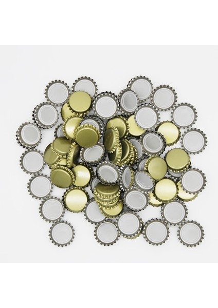 Gümüş Tarzı Lot Taç Kapakları Homebrew Bira Kapakları Craft Bira Şişeleme (Yurt Dışından) modelleri