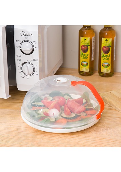 Beyaz Stil Mikrodalga Yemek Örtüsü Yıkanabilir Etkili Kolay Kullanımlı Mikrodalga Plaka Kapağı Şef Için Saplı Şeffaf Sıçrama Önleyici Kapak (Yurt Dışından) fırsatları