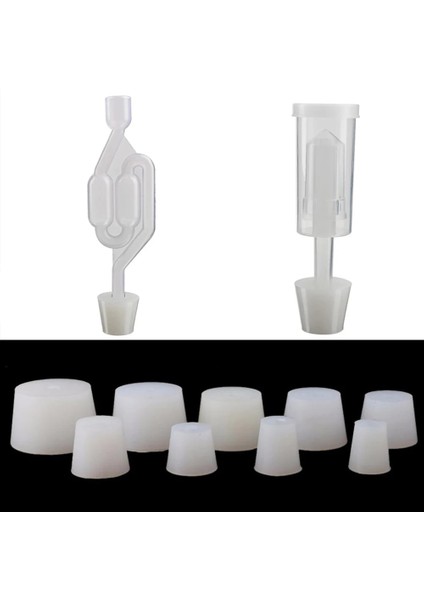 M Tarzı 2020 Silikon Fermenter Kapak Tapaları Hava Kilidi Valfi Brew Şarap Kauçuk Fermantasyon Kapakları Fermantasyon Malzemeleri Için 8mm Delikli (Yurt Dışından) fiyatları