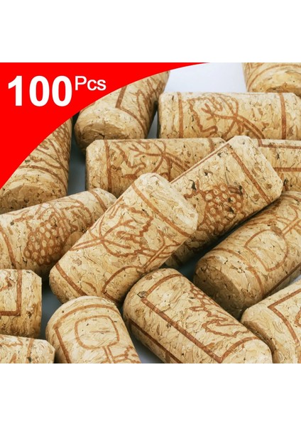Ahşap Rengi 100 Adet Tarzı Tek Boyut Adet Ahşap Mantarlar Doğal Düz Şarap Şişesi Tıpası Ahşap Sızıntı Önleyici Sızdırmazlık Fişi Kapağı Ev Şarap Yapımı Bira Tıpaları (Yurt Dışından)