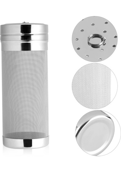7X18CICRON Mesh Bira Paslanmaz Çelik Filtre Cornelius Fıçıları Corny Fıçı Ev Brew Için Kuru Hop Örümcek Haznesi (Yurt Dışından)