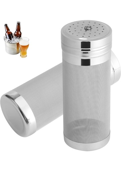 7X18CICRON Mesh Bira Paslanmaz Çelik Filtre Cornelius Fıçıları Corny Fıçı Ev Brew Için Kuru Hop Örümcek Haznesi (Yurt Dışından)