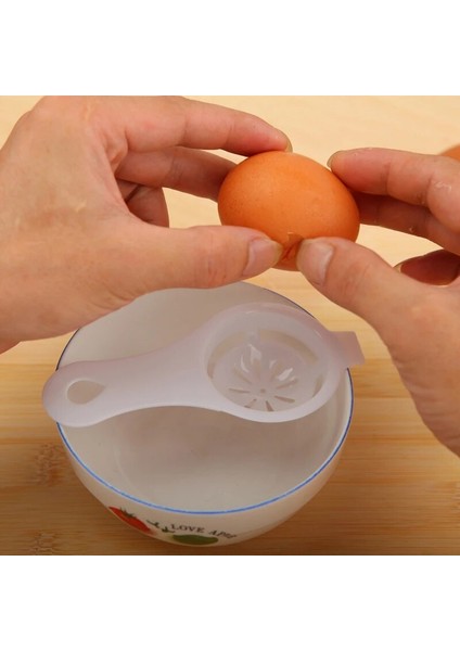 Beyaz Stil 1 Mini Beyaz Plastik Yumurta Sarısı Ayırıcı Ev Mutfak Pişirme Yardımcısı Ikram Yumurta Pişirme Eleme Gadget Mutfak Pişirme Aracı (Yurt Dışından) fırsatları