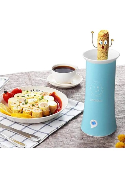 Yumurta Rulo Makinesi Elektrikli Ev Dıy Otomatik Kahvaltı Yumurta Rulo Makinesi Pişirme Araçları Yumurtalık Omlet Usta Sosis Makinesi (Yurt Dışından)