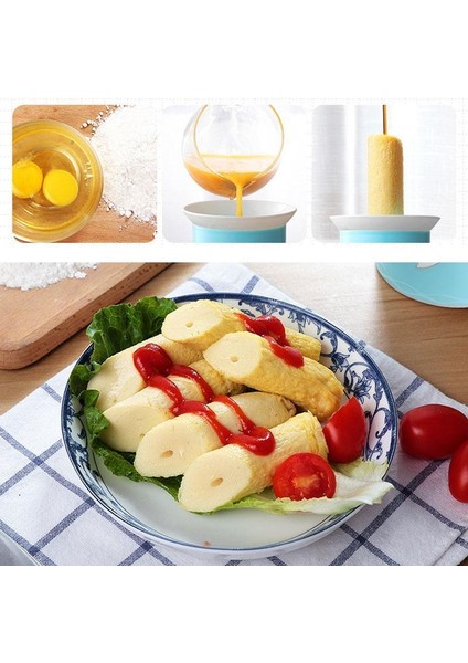 Yumurta Rulo Makinesi Elektrikli Ev Dıy Otomatik Kahvaltı Yumurta Rulo Makinesi Pişirme Araçları Yumurtalık Omlet Usta Sosis Makinesi (Yurt Dışından)