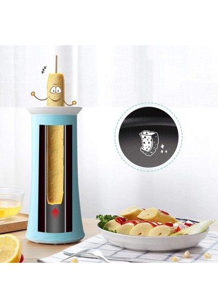 Yumurta Rulo Makinesi Elektrikli Ev Dıy Otomatik Kahvaltı Yumurta Rulo Makinesi Pişirme Araçları Yumurtalık Omlet Usta Sosis Makinesi (Yurt Dışından)