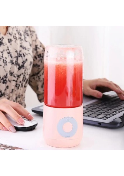 Yeşil Stil 6 Kesici Mini Taşınabilir Sıkacakları USB Elektrikli Mikser Meyve Smoothie Blender Makinesi Mutfak Robotu Maker Meyve Sıkacağı Sıkacağı (Yurt Dışından)