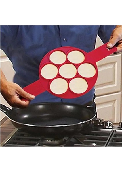 No.1 Tarzı 1 Adet Silikon Yapışmaz Fantastik Yumurta Gözleme Makinesi Yüzük Mutfak Pişirme Omlet Kalıpları Flip Ocak Yumurta Halkası Kalıp (Yurt Dışından)