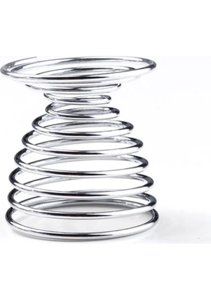 1 Adet Tarzı Stainelss Çelik Yaylı Tel Tepsi Yumurtalık Haşlanmış Yumurta Tutucu Stand Depolama Metal Yumurtalık Spiral Yaylı Tutucu Mutfak Kahvaltı (Yurt Dışından)