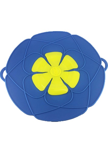 Mavi Stil Silikon Kapak Dökülme Durdurucu Kapak Pot Tava Mutfak Aksesuarları Pişirme Araçları Çiçek Tencere Gereçler (Yurt Dışından)