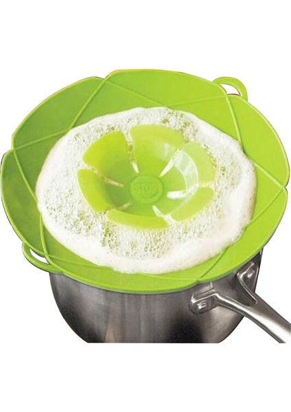 Mavi Stil Silikon Kapak Dökülme Durdurucu Kapak Pot Tava Mutfak Aksesuarları Pişirme Araçları Çiçek Tencere Gereçler (Yurt Dışından) modelleri