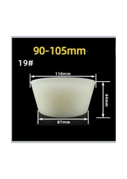 No.19 Tarzı B-8mm Delik Silikon Fermentör Kapak Fişi Stoper 8mm Delik Veya Katı Hava Kilidi Valfı Brew Şarap Kauçuk Fermantasyon Kapakları Fermentasyon Malzemeleri (Yurt Dışından)