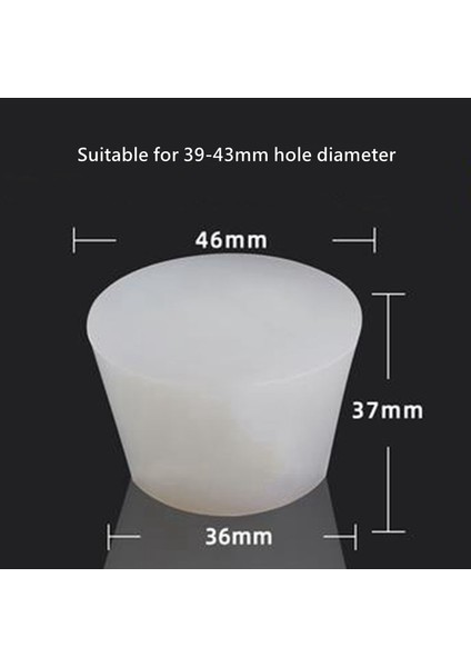 9 Numara 2 Adet Silikon Şarap Kauçuk Tıpa Delik Olmadan Gıda Sınıfı Hava Kilidi Vana Fermantasyon Varil Ev Bira Bira Için Demlemek (Yurt Dışından)