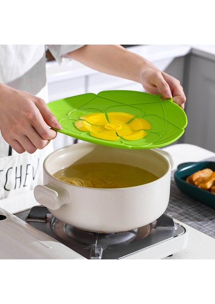 Mavi Stil Silikon Kapak Dökülme Durdurucu Pişirme Vapur Mikrodalga Sıçrama Koruması Anti Taşma Tencere Kapağı Mutfak Pişirme Araçları Çiçek Tencere (Yurt Dışından) modelleri