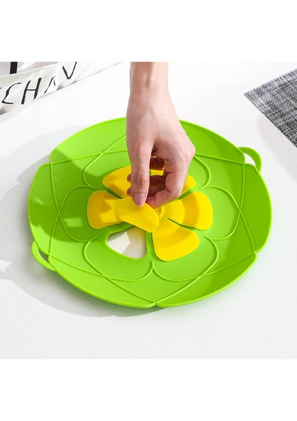 Mavi Stil Silikon Kapak Dökülme Durdurucu Pişirme Vapur Mikrodalga Sıçrama Koruması Anti Taşma Tencere Kapağı Mutfak Pişirme Araçları Çiçek Tencere (Yurt Dışından) fırsatları