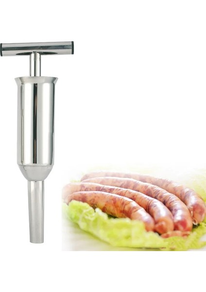 23 cm Dolgu Stili Ev Yapımı Sosis Doldurma Paslanmaz Çelik Sosis Dolum Makinesi Sosis Şırınga Et Dolgu Sosis Üreticisi Ev Aletleri (Yurt Dışından) fiyatları