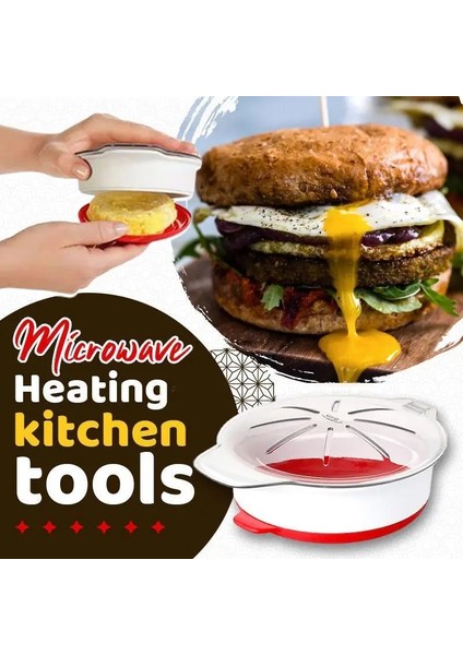 Yeşil Stil Mikrodalga Fırın Yumurta Ocak Kutusu Yumurta Çok Fonksiyonlu Isıtma Kase Ev Bento Kahvaltı Buğulanmış Yumurta Araçları Mutfak Isıtma Aksesuarları (Yurt Dışından)
