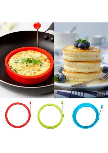 Yeşil Stil Yeni Silikon Kızarmış Yumurta Gözleme Halkası Omlet Kızarmış Yumurta Yuvarlak Şekillendirici Yumurta Kalıbı Yemek Pişirme Için Kahvaltı Kızartma Tavası Fırın Mutfak (Yurt Dışından) fırsatları