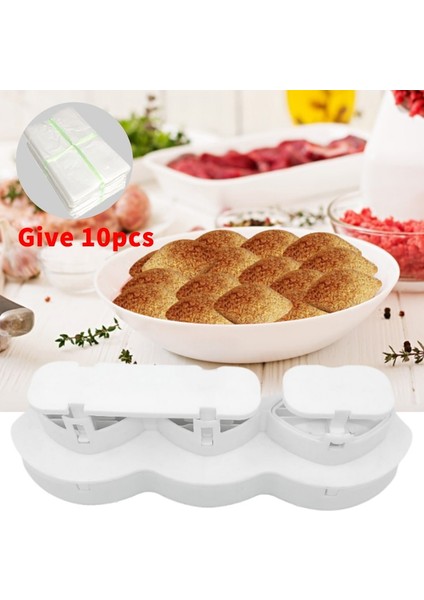 7cm-Kutu Stili ile Yeni Eatball Maker Manuel Köfte Kalıp Presi Kıyma Işlemcisi Içli Kek Tatlılar Gıda Ev Mutfak Aletleri Etli Turta (Yurt Dışından) fiyatları